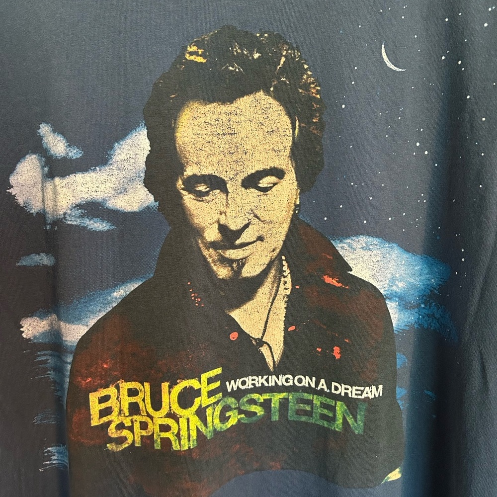 Bruce Springsteen Working On A Dream Tour 2009 Graphic T-Shirt Size XL - Picture 2 of 8